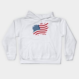 USA Flag Kids Hoodie